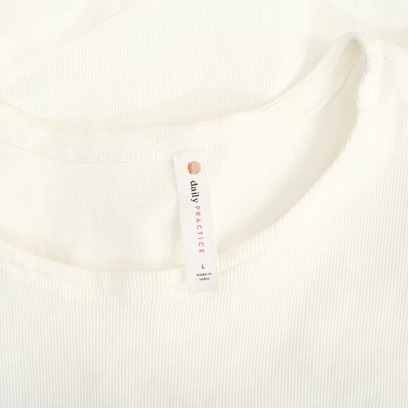 Daily Practice by Anthropologie Short-Sleeve Asymmetrical Midi Dress L 271106 - Picture 13 of 13